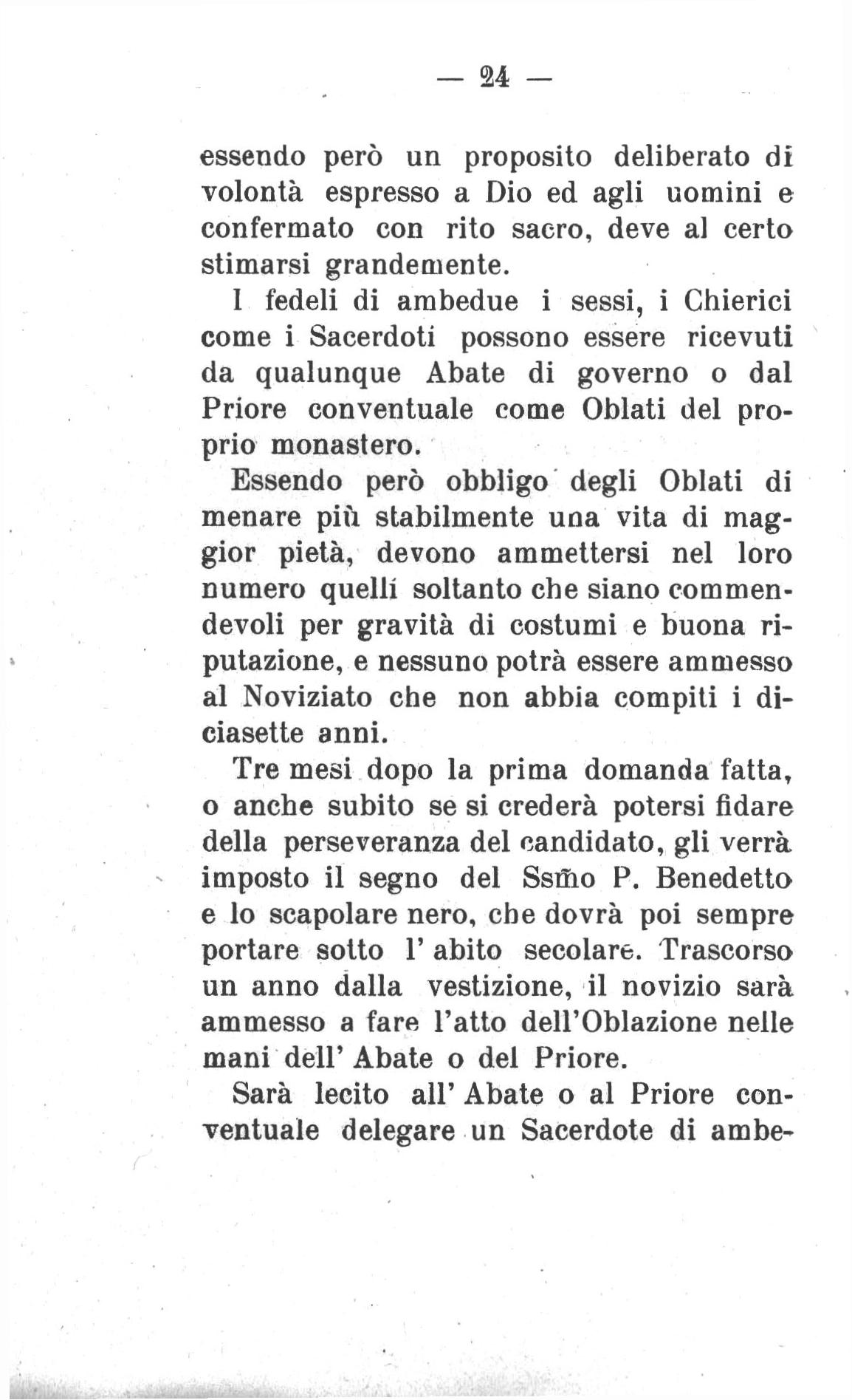 Manuale Oblati Secolari  San Benedetto
