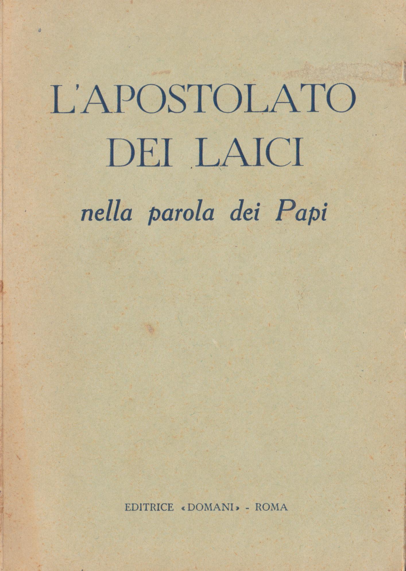 Apostolato dei laici