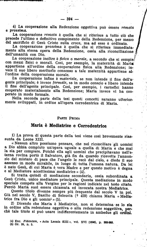 Teologia dogmatica. Maria Corredentrice (Bertetto SDB)