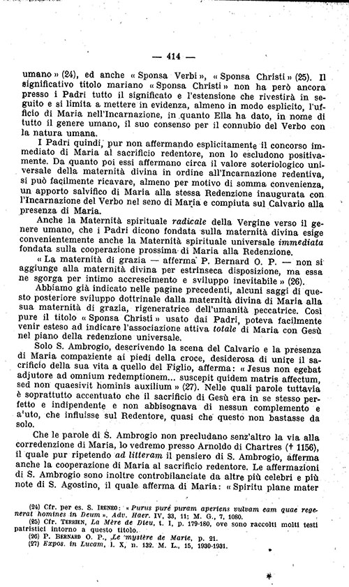 Teologia dogmatica. Maria Corredentrice (Bertetto SDB)