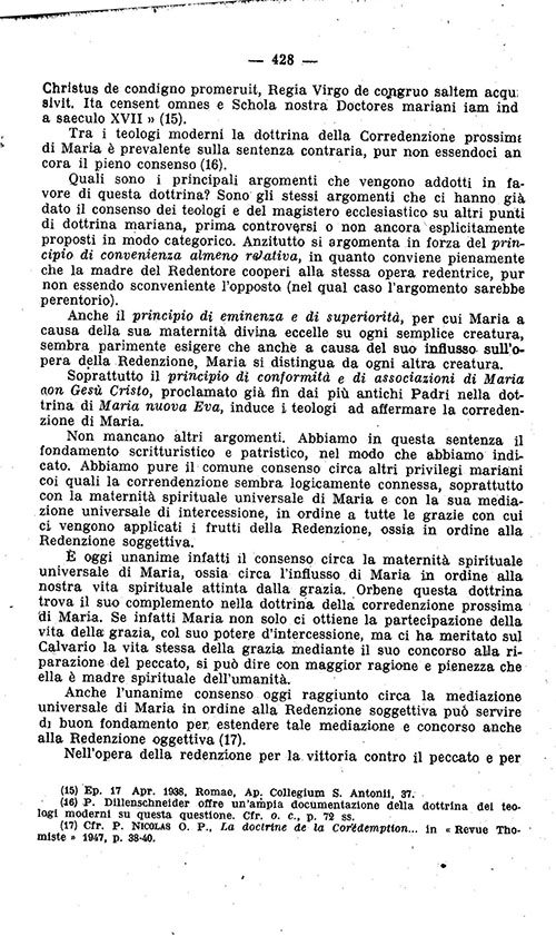 Teologia dogmatica. Maria Corredentrice (Bertetto SDB)