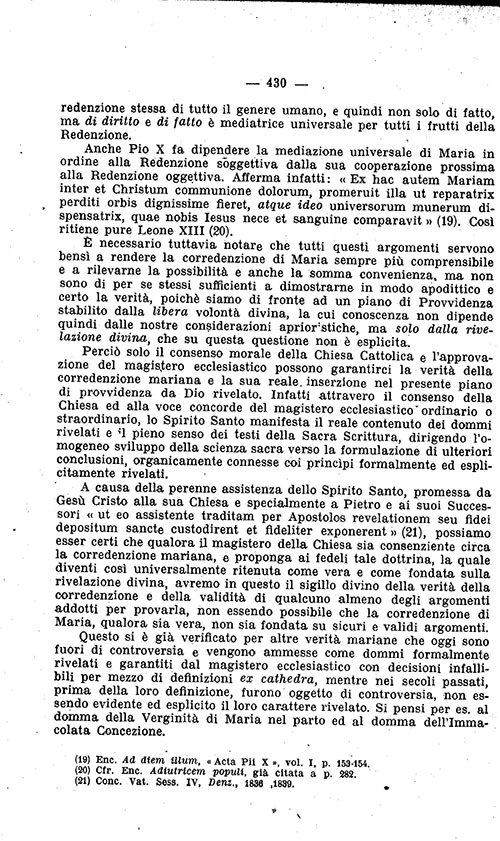 Teologia dogmatica. Maria Corredentrice (Bertetto SDB)