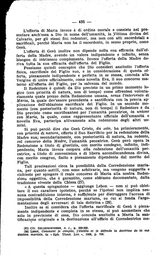 Teologia dogmatica. Maria Corredentrice (Bertetto SDB)