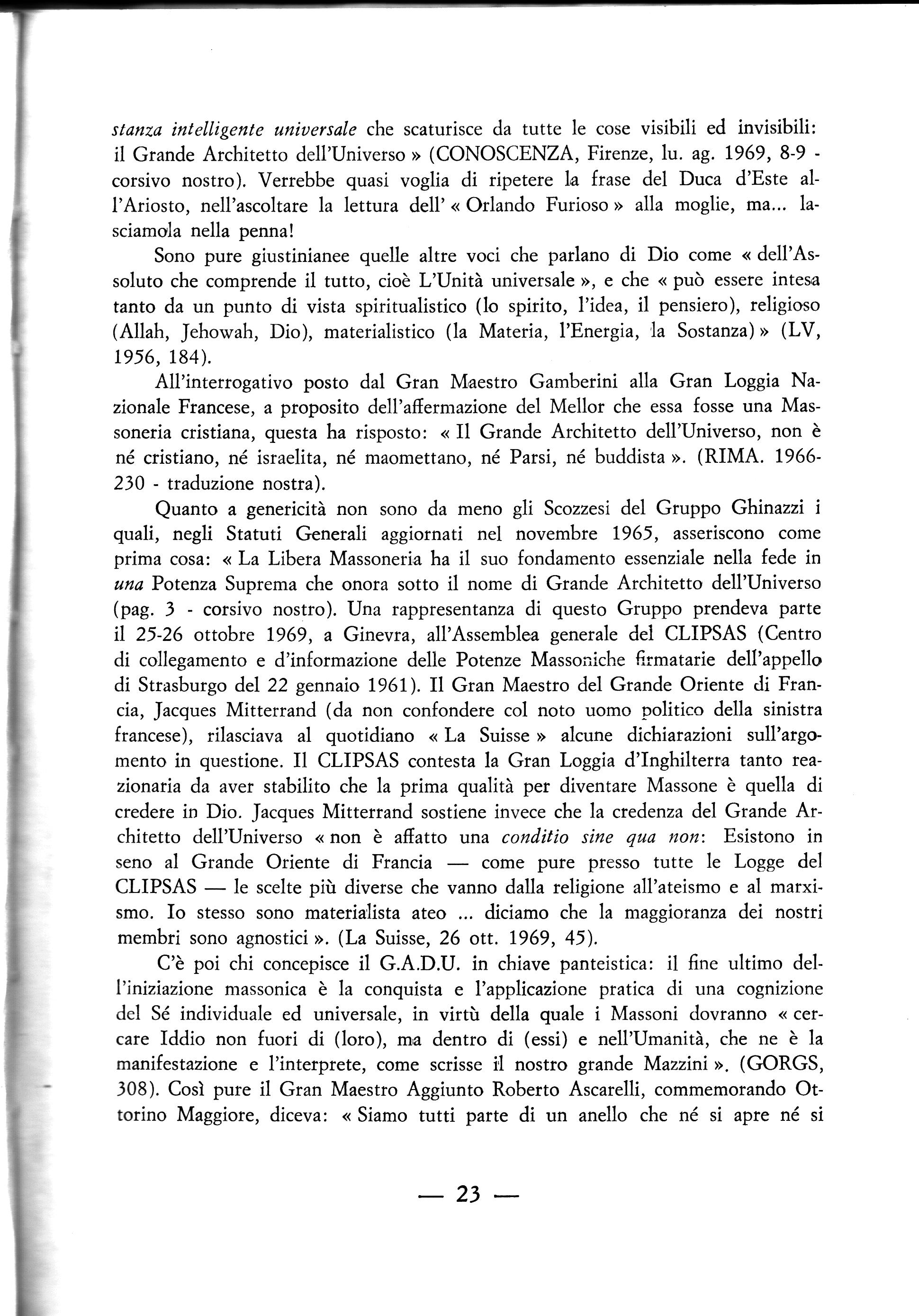 L’essenza della Massoneria: il naturalismo (F. Giantulli S.J.)