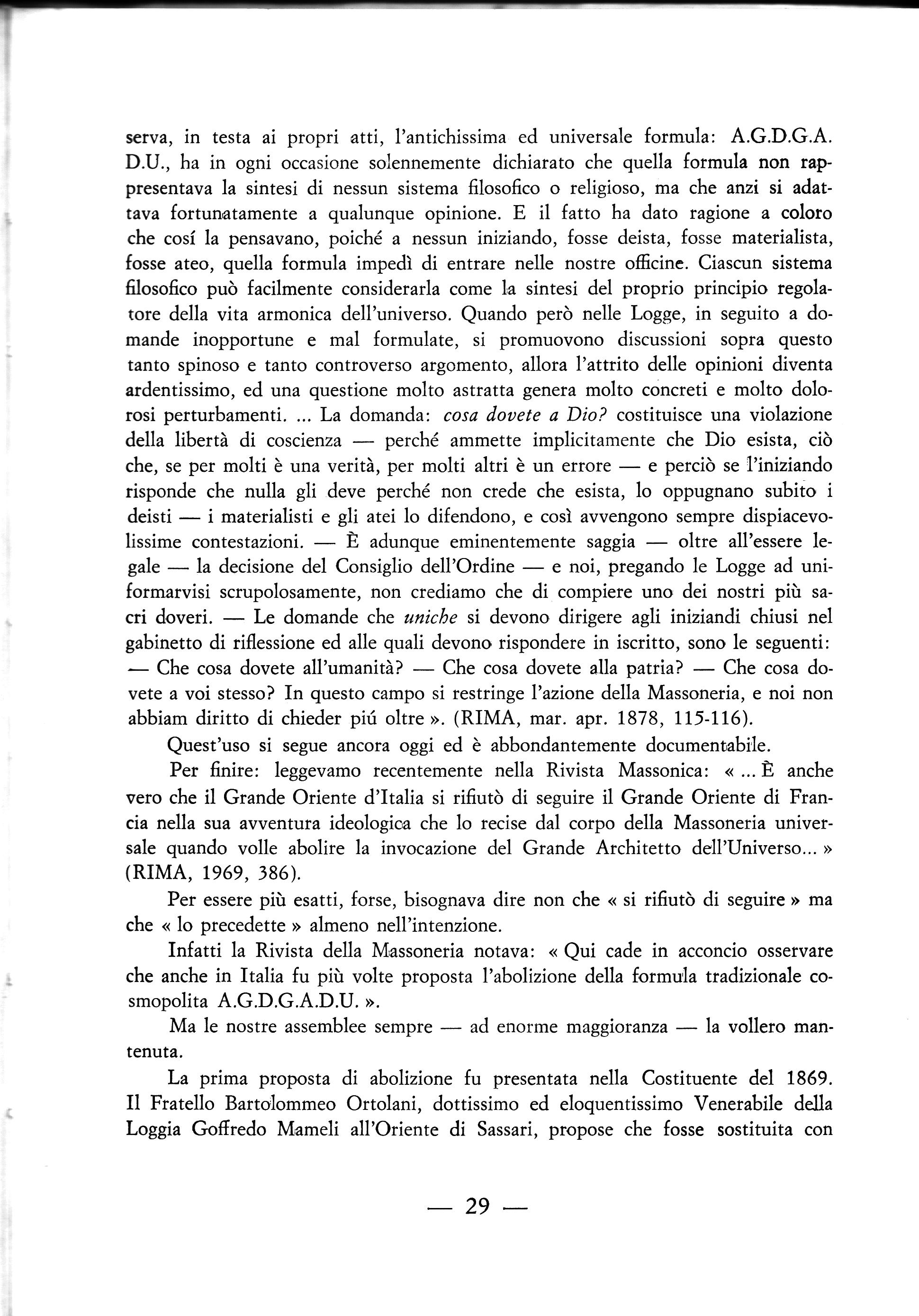 L’essenza della Massoneria: il naturalismo (F. Giantulli S.J.)