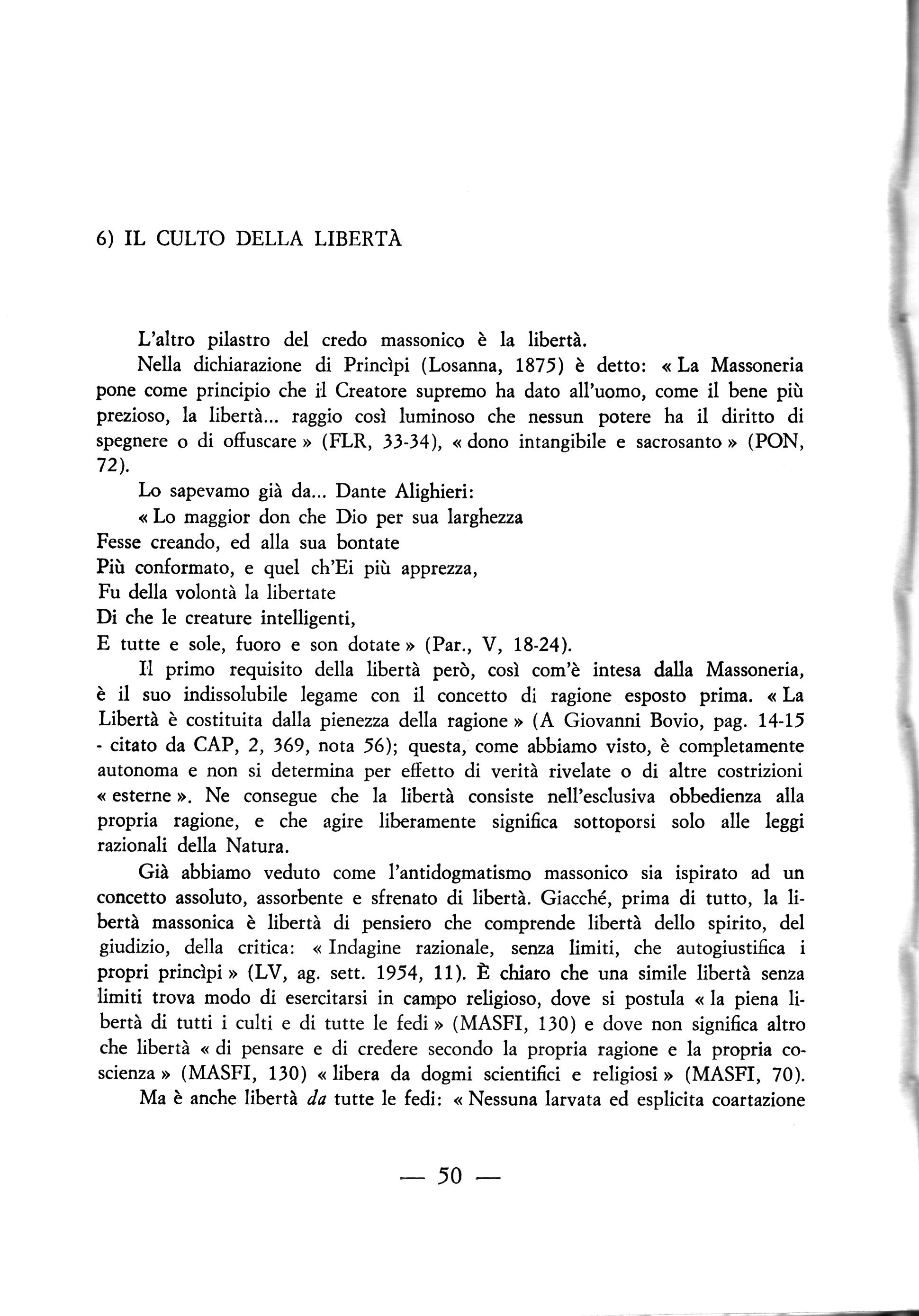 L’essenza della Massoneria: il naturalismo (F. Giantulli S.J.)