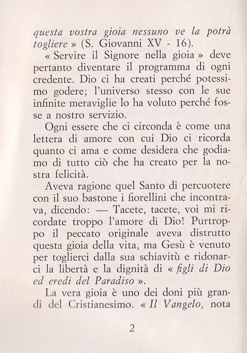 Le vere ricchezze della vita: La Gioia