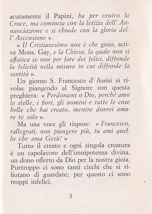 Le vere ricchezze della vita: La Gioia