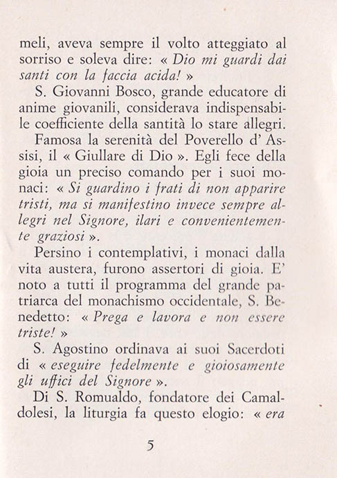 Le vere ricchezze della vita: La Gioia