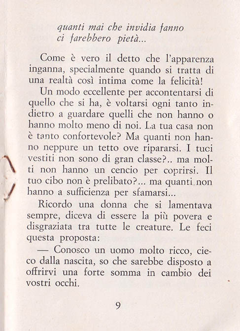 Le vere ricchezze della vita: La Gioia