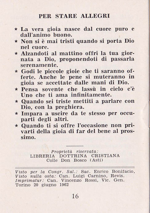 Le vere ricchezze della vita: La Gioia