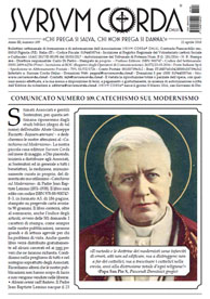 Comunicato numero 109. Catechismo sul Modernismo