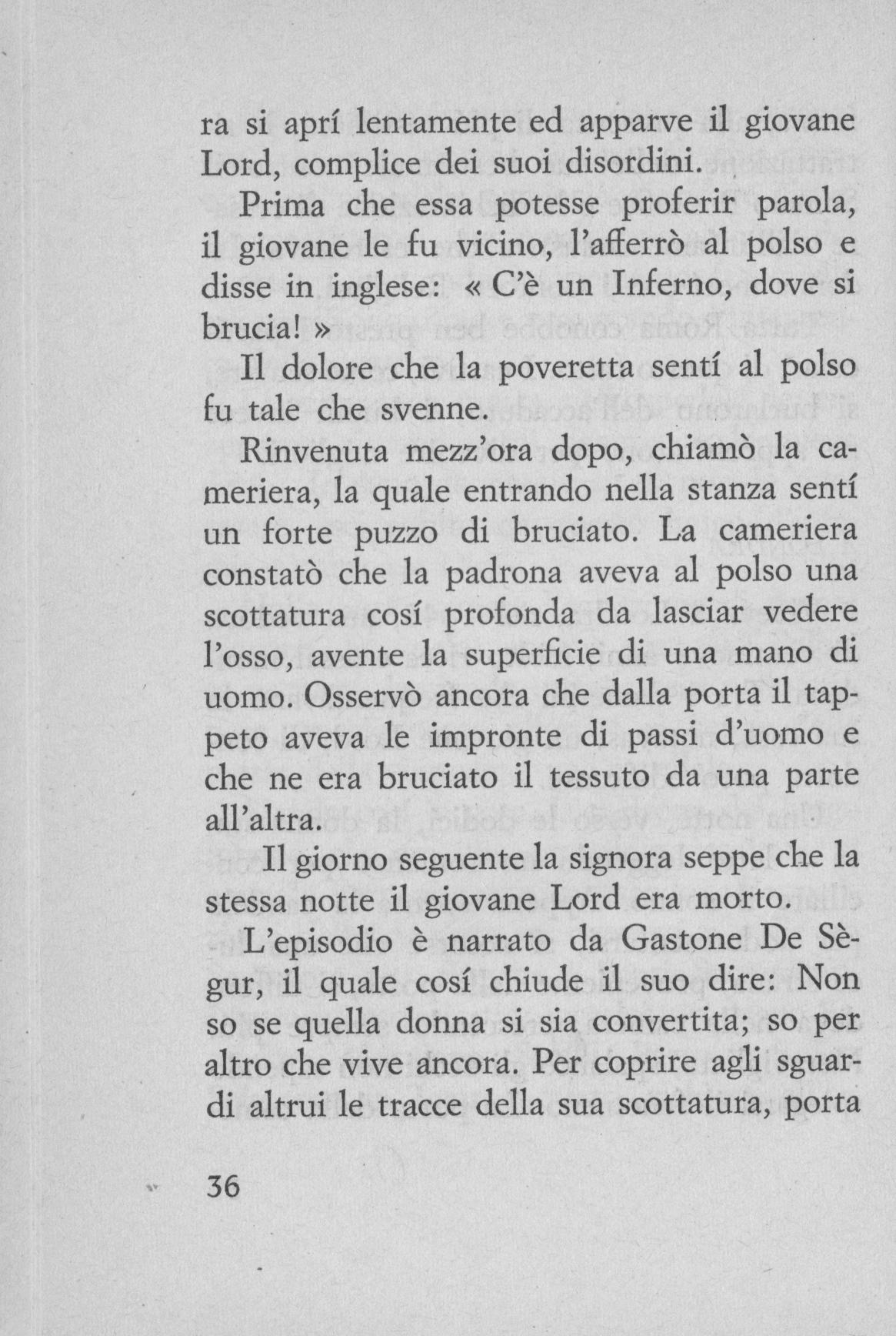 L'Inferno c'è - Sono dannata (di don G. Tomaselli)