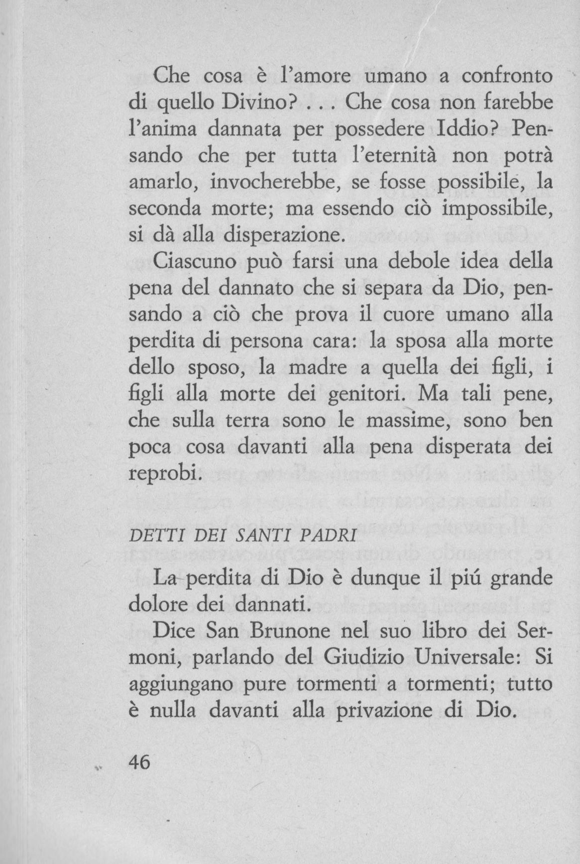 L'Inferno c'è - Sono dannata (di don G. Tomaselli)