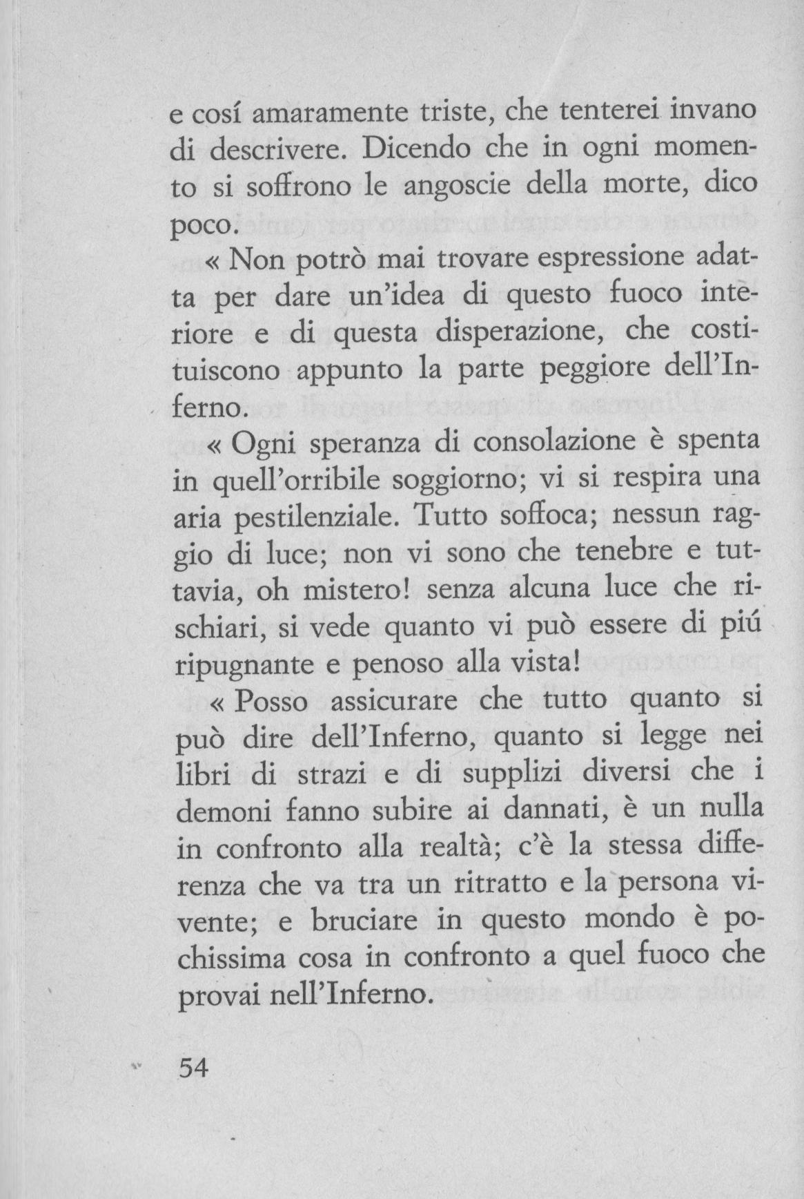 L'Inferno c'è - Sono dannata (di don G. Tomaselli)