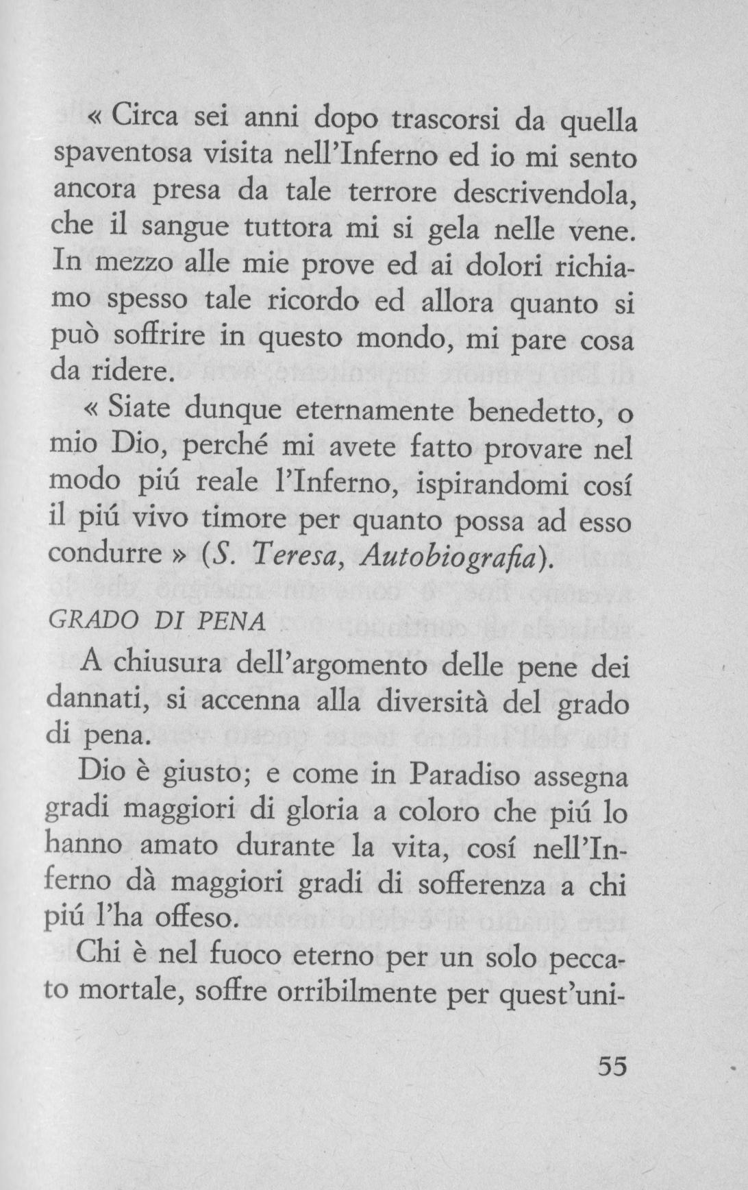 L'Inferno c'è - Sono dannata (di don G. Tomaselli)