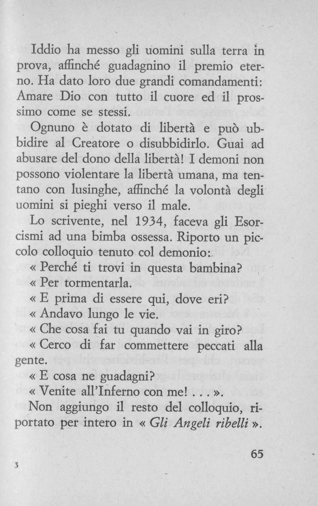 L'Inferno c'è - Sono dannata (di don G. Tomaselli)