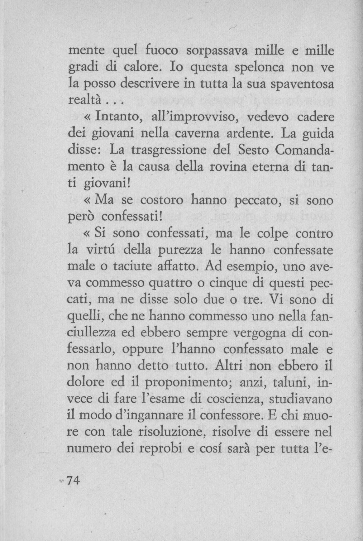 L'Inferno c'è - Sono dannata (di don G. Tomaselli)