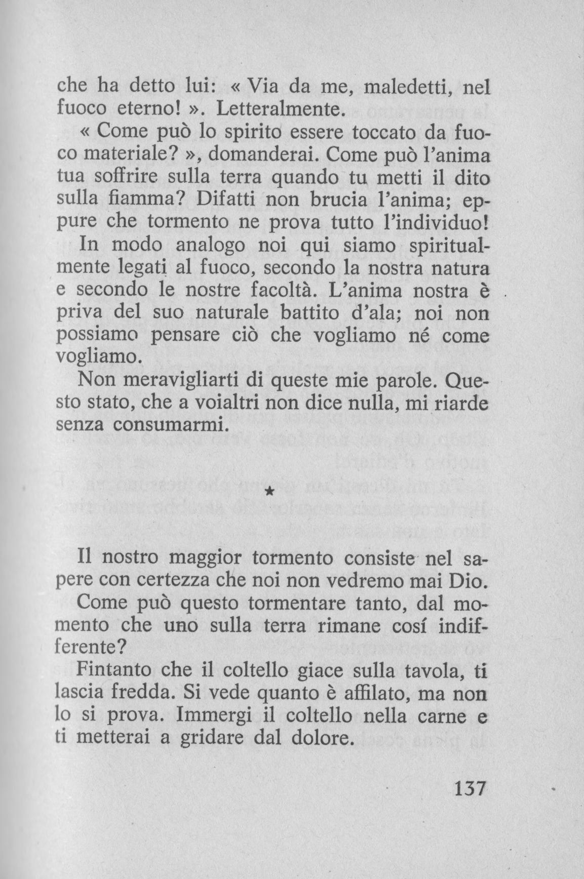 L'Inferno c'è - Sono dannata (di don G. Tomaselli)