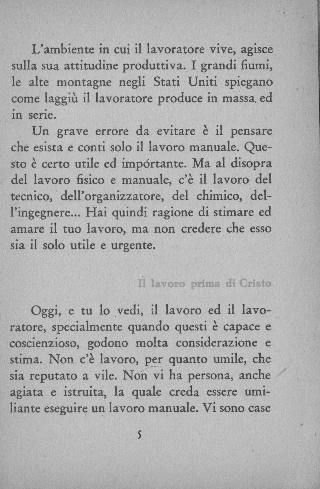 Che cos’è veramente il lavoro?