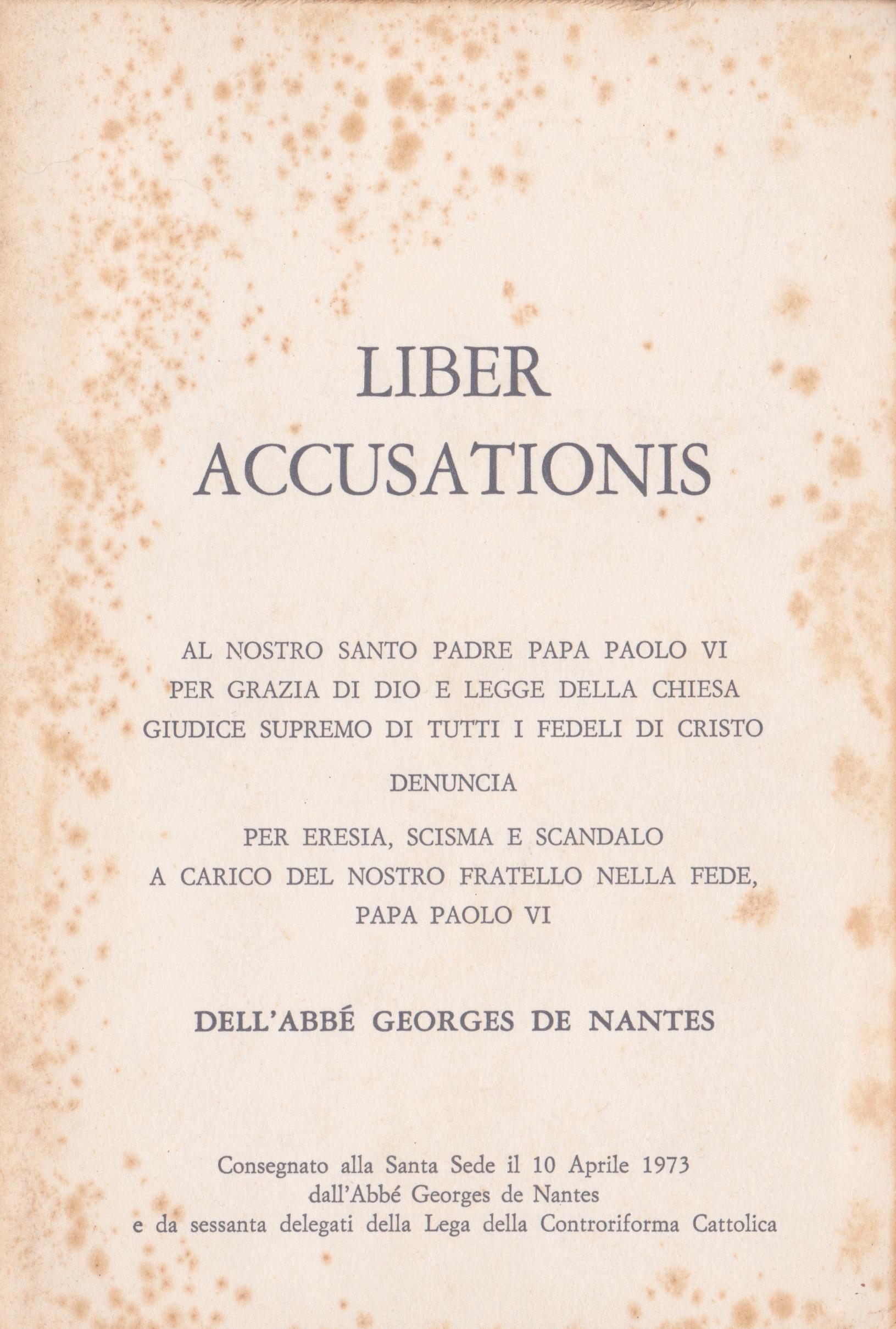 Liber Accusationis - De Nantes