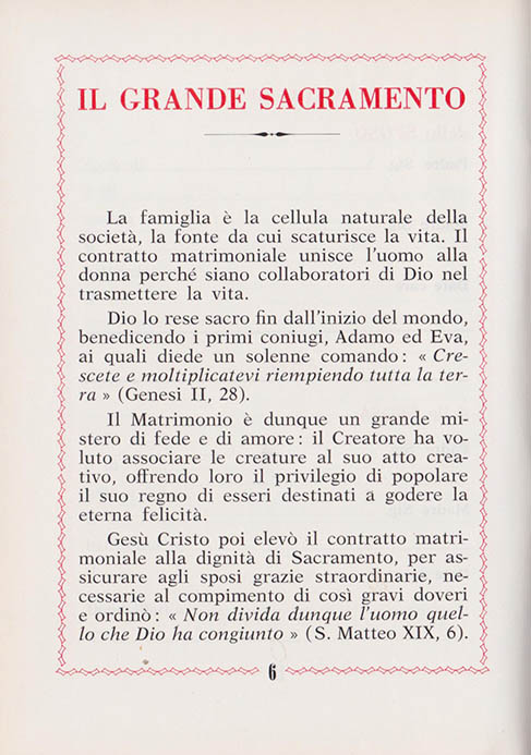 Libretto di Matrimonio 