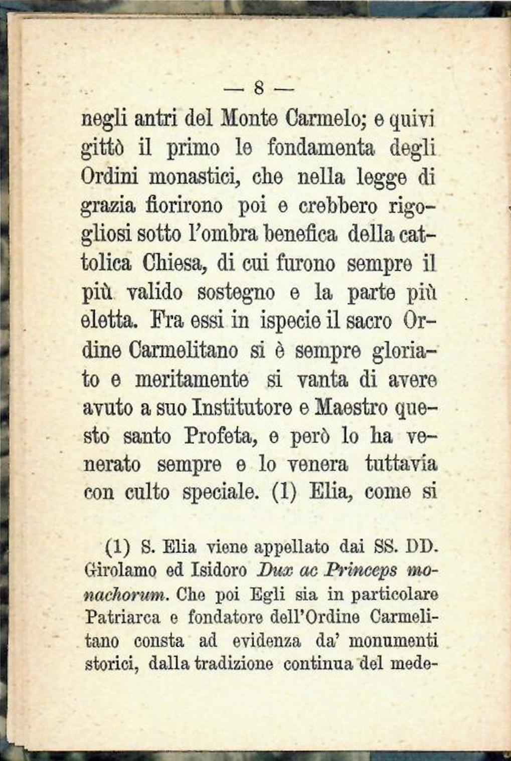 Vita del Santo Profeta Elia e Novena (pdf)