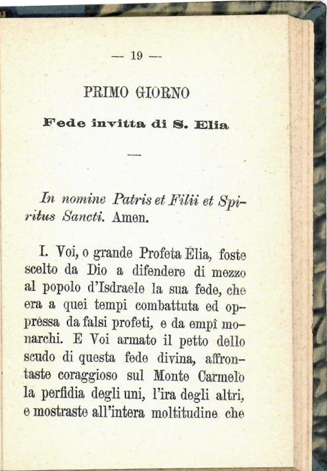 Vita del Santo Profeta Elia e Novena (pdf)