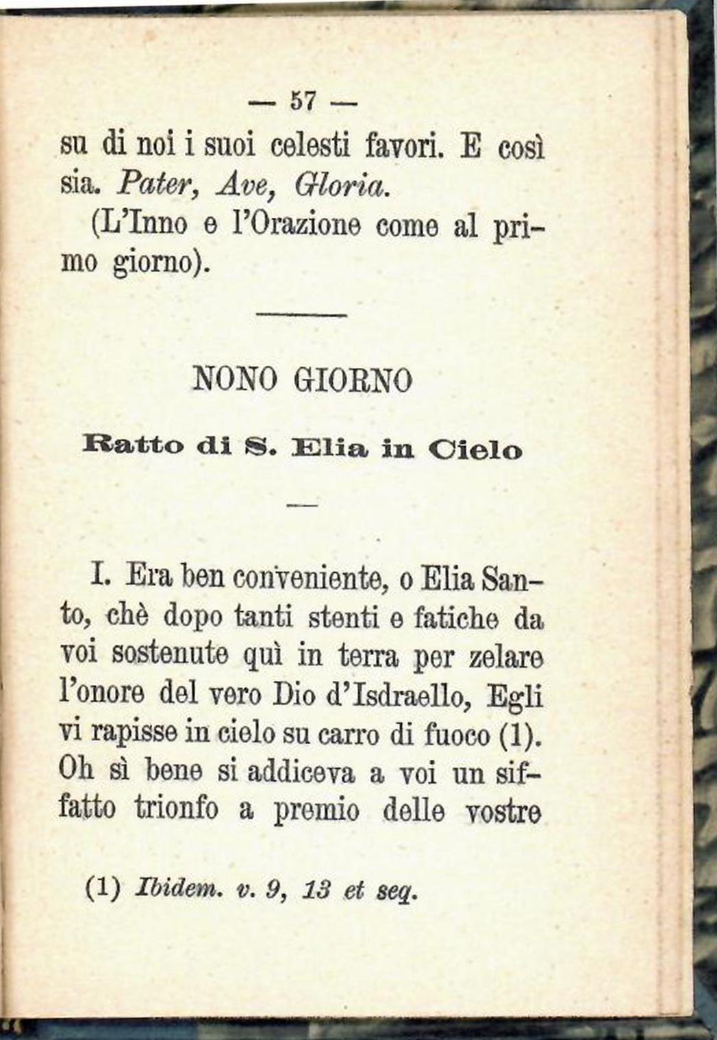 Vita del Santo Profeta Elia e Novena (pdf)