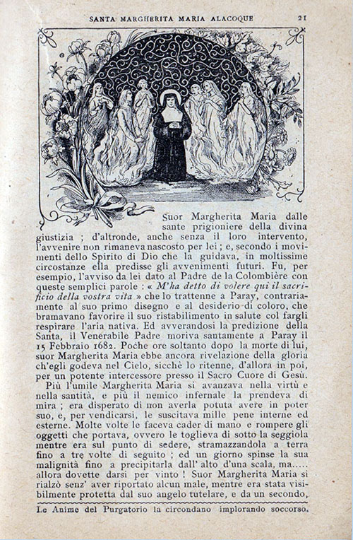 La vita illustrata di Santa Margherita Maria Alacoque