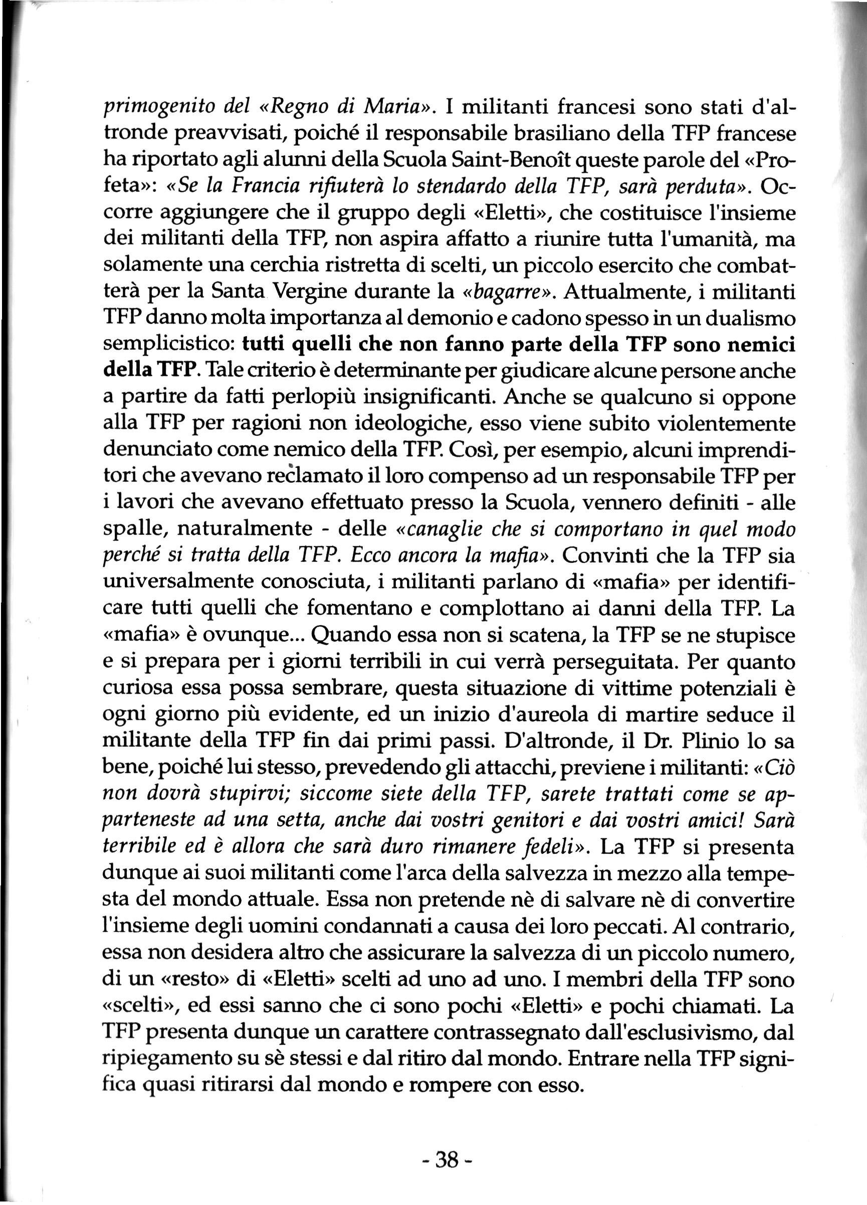 TFP Associazione O Setta