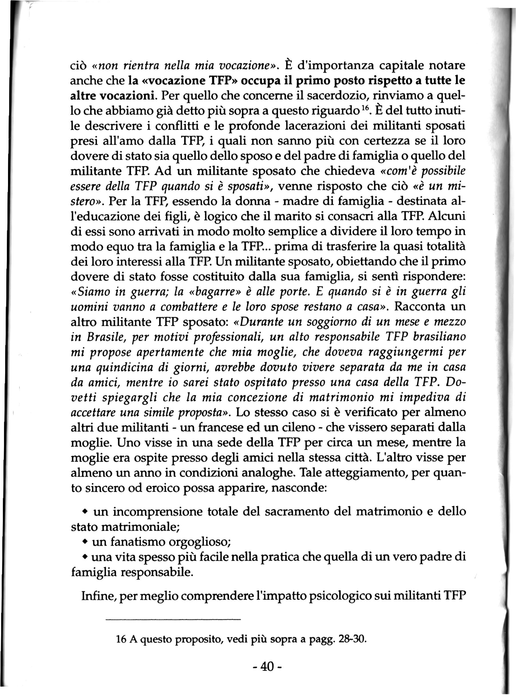 TFP Associazione O Setta