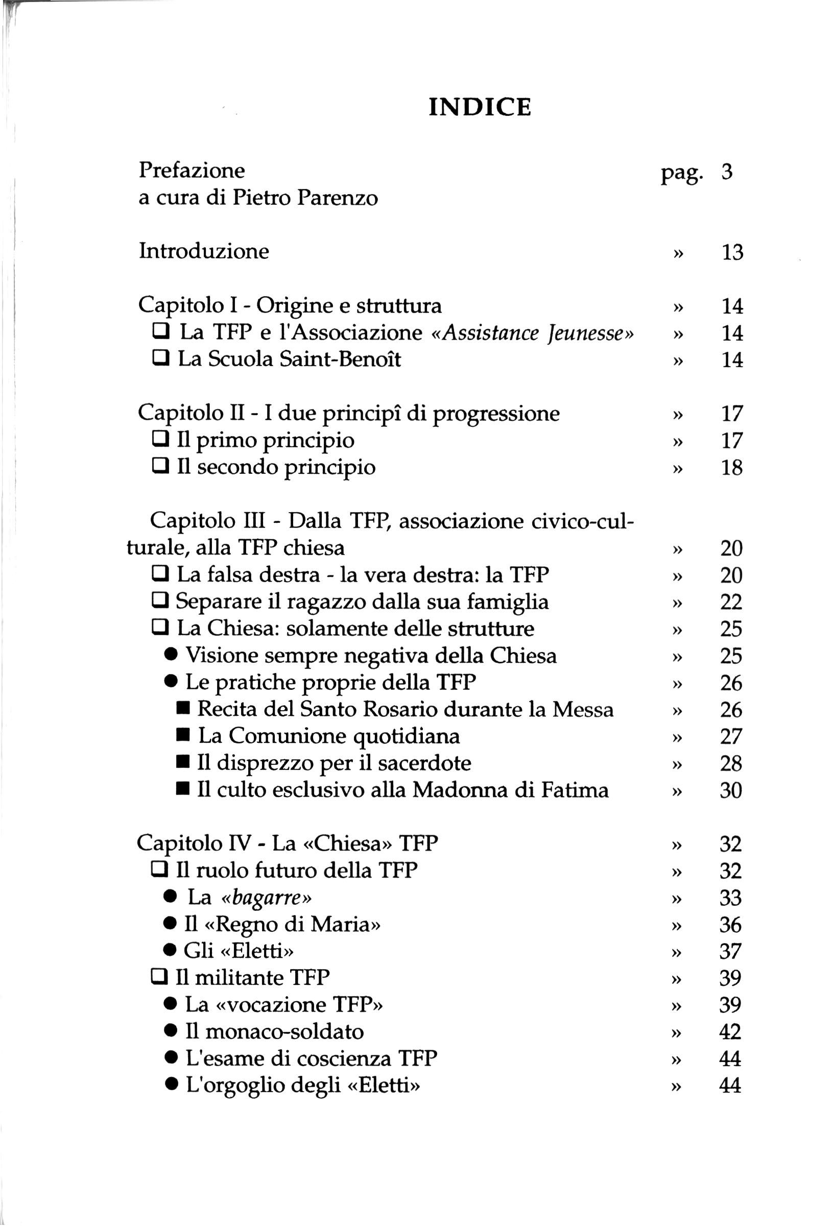 TFP Associazione O Setta