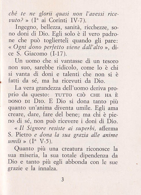 Le vere ricchezze della vita: L’Umiltà