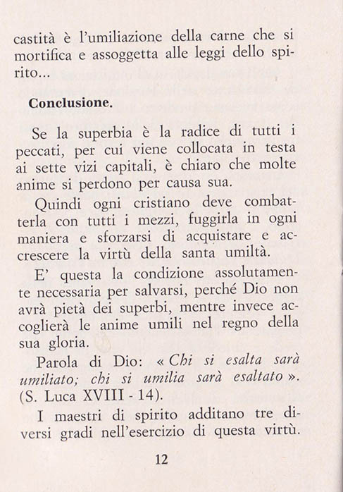 Le vere ricchezze della vita: L’Umiltà