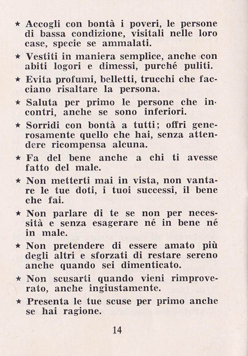 Le vere ricchezze della vita: L’Umiltà