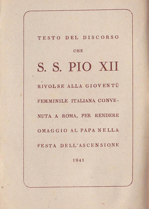 Verso l’Alto. La grande Crociata delle giovani donne