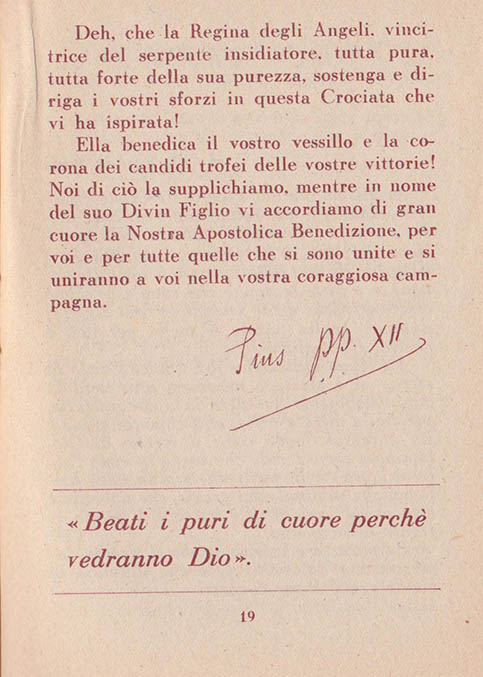 Verso l’Alto. La grande Crociata delle giovani donne