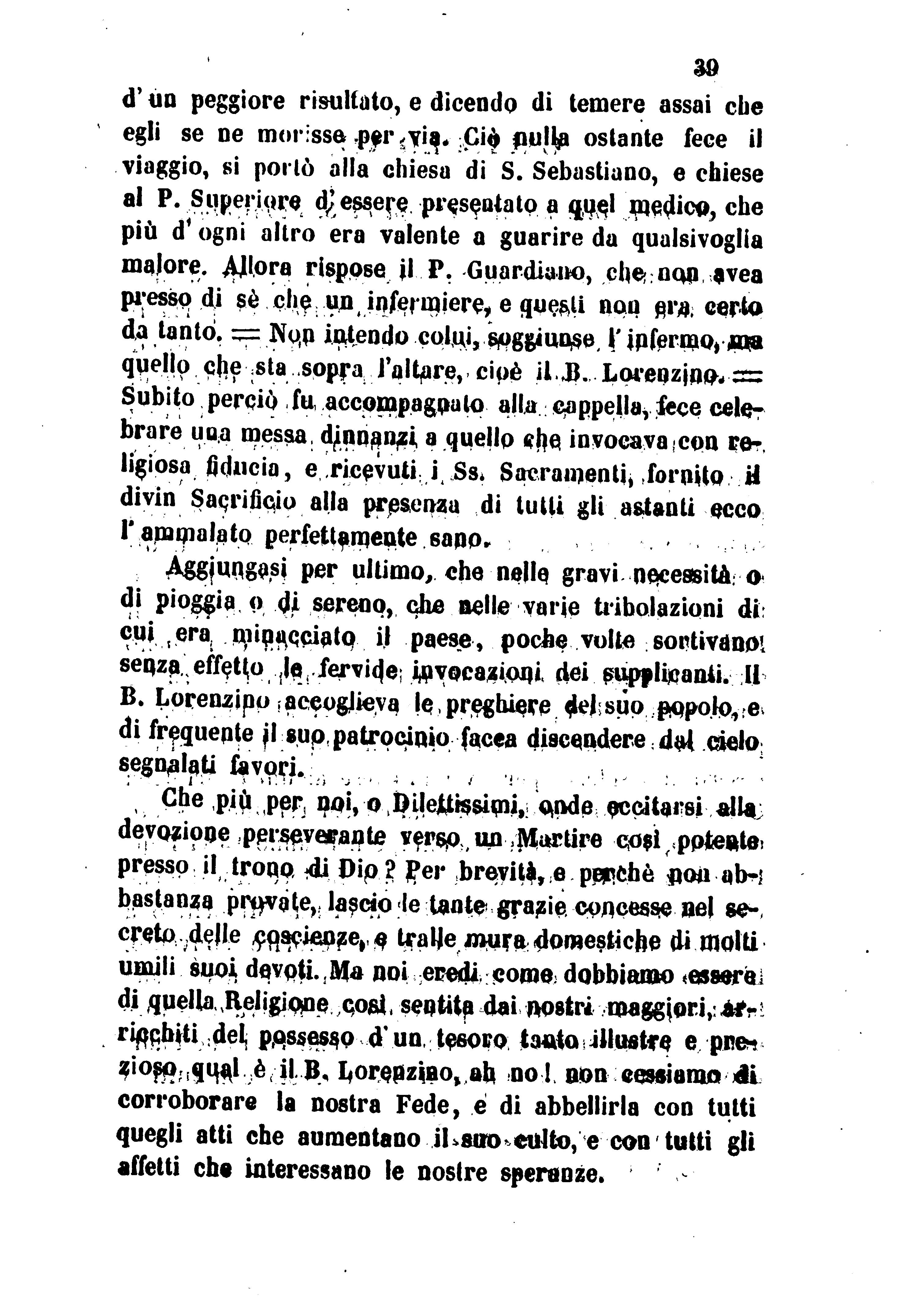 Vita, Martirio e Miracoli del Beato Lorenzino di Valrovina (Marostica)