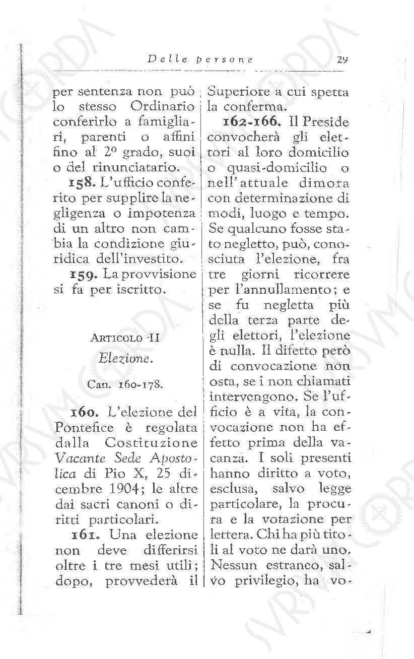 Codice di Diritto Canonico 1917 in Italiano