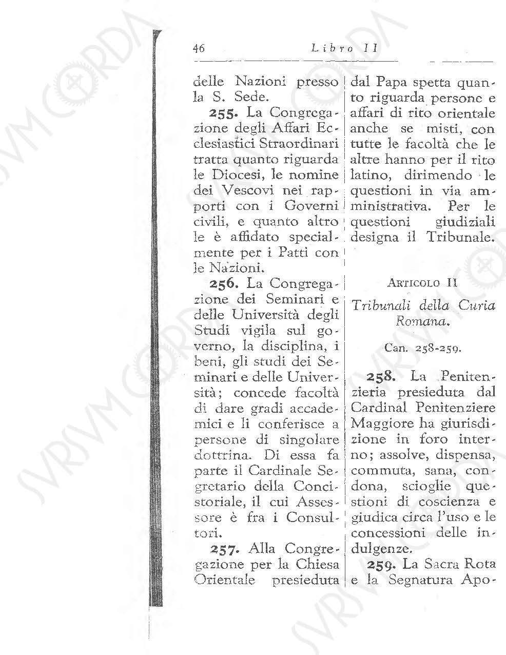 Codice di Diritto Canonico 1917 in Italiano