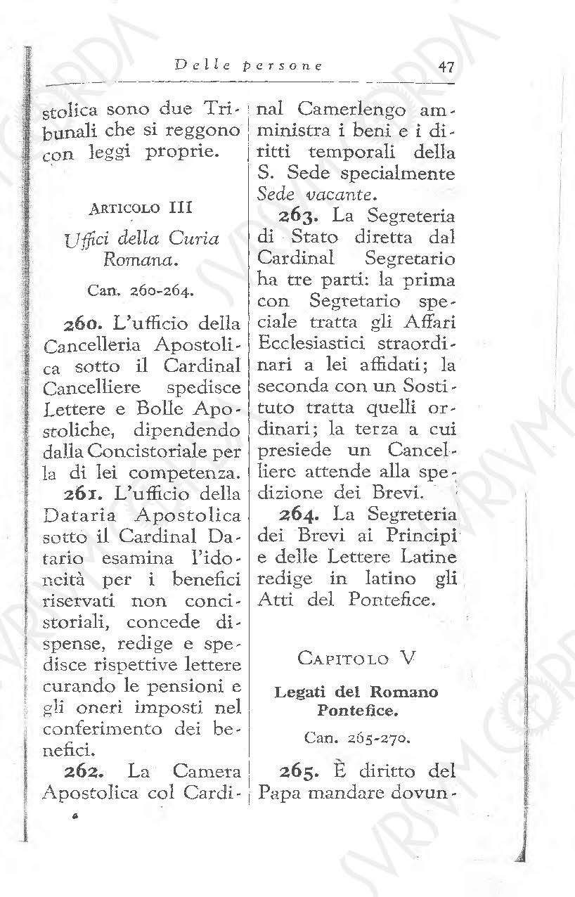 Codice di Diritto Canonico 1917 in Italiano