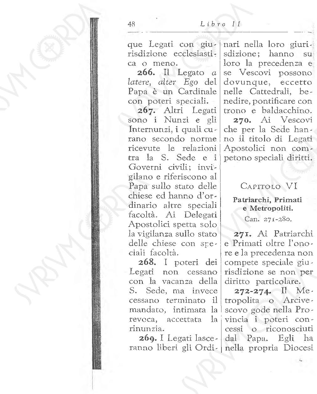 Codice di Diritto Canonico 1917 in Italiano