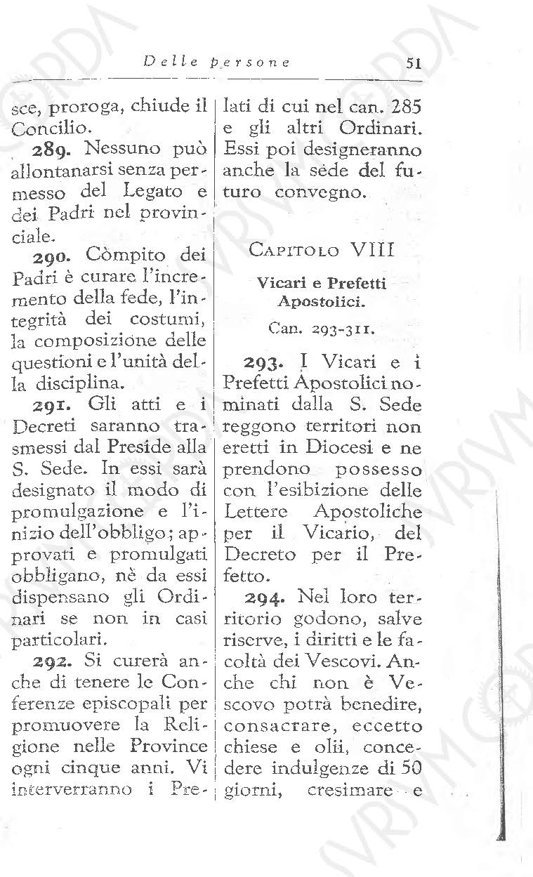 Codice di Diritto Canonico 1917 in Italiano