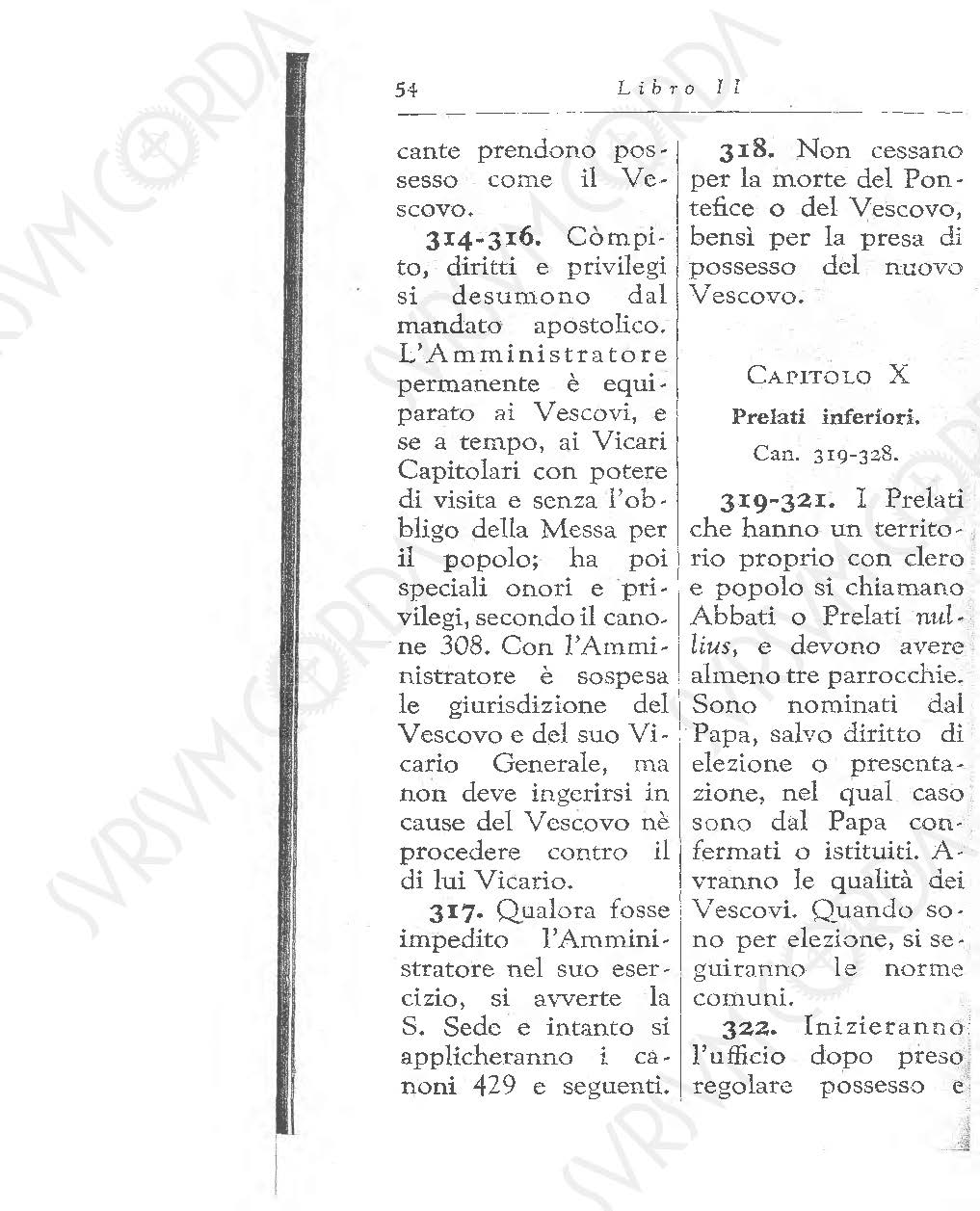 Codice di Diritto Canonico 1917 in Italiano