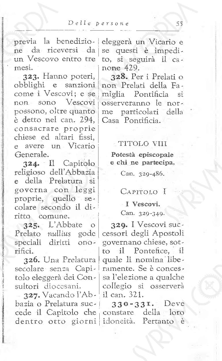 Codice di Diritto Canonico 1917 in Italiano