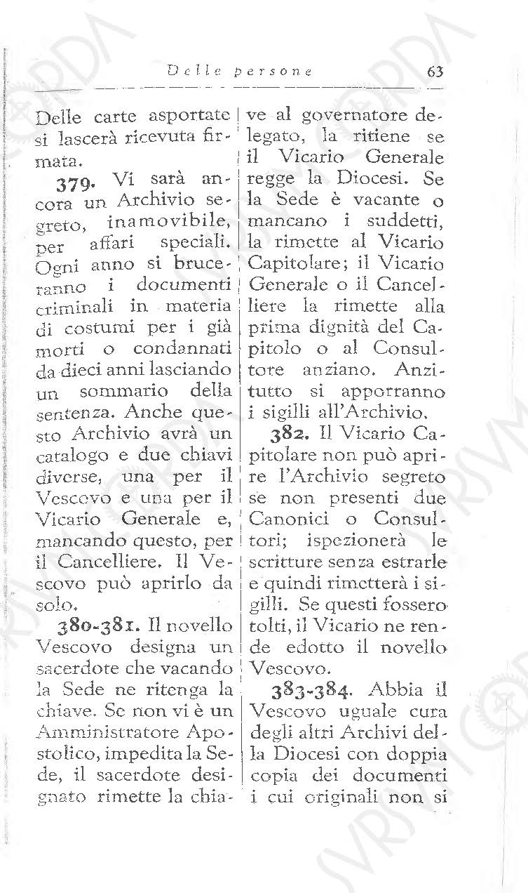 Codice di Diritto Canonico 1917 in Italiano