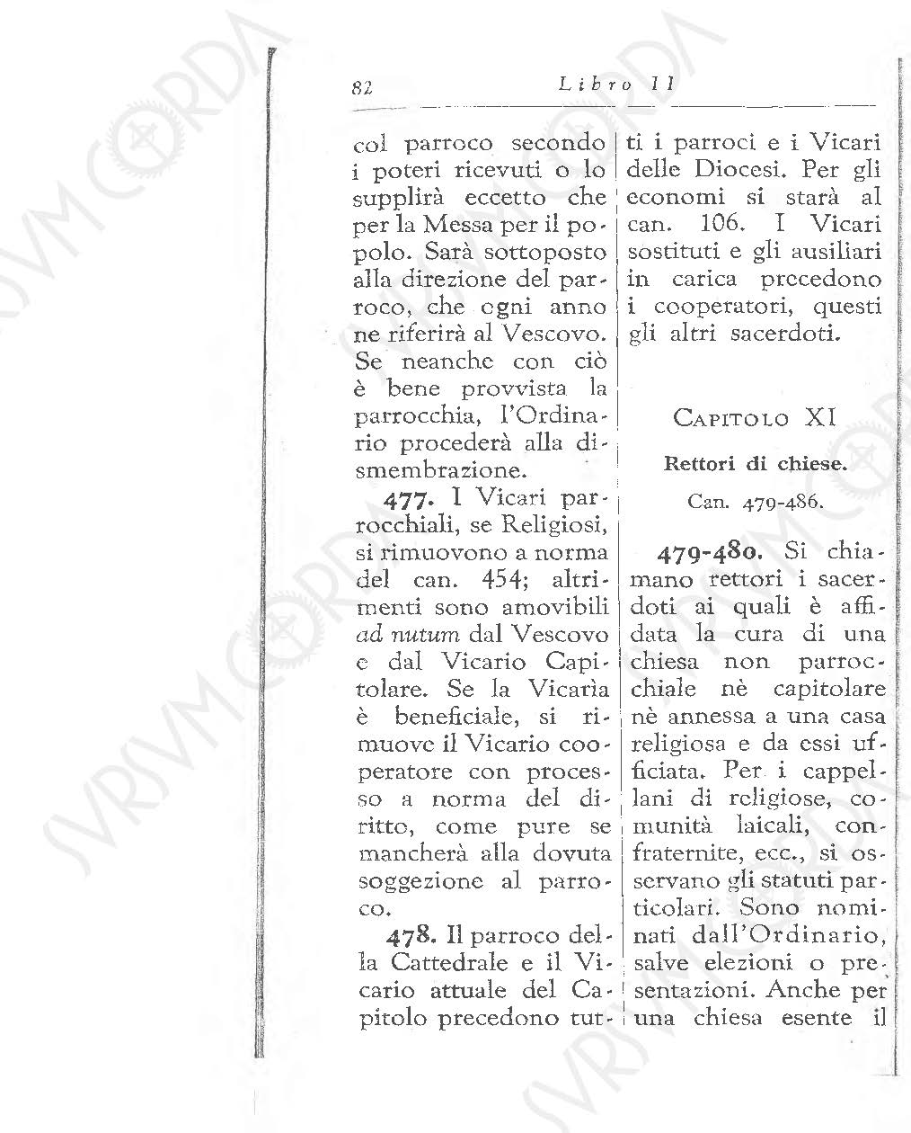 Codice di Diritto Canonico 1917 in Italiano