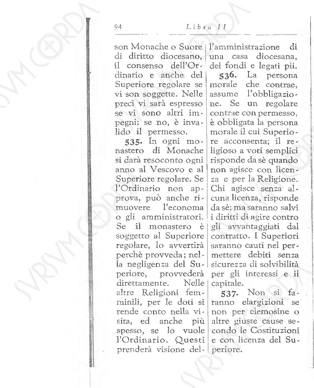 Codice di Diritto Canonico 1917 in Italiano