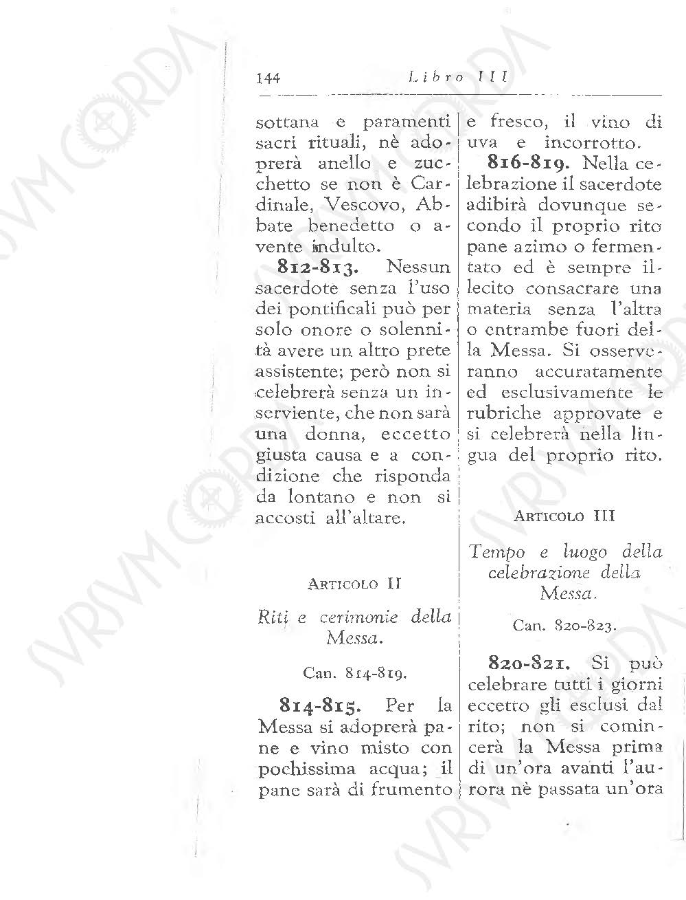 Codice di Diritto Canonico 1917 in Italiano